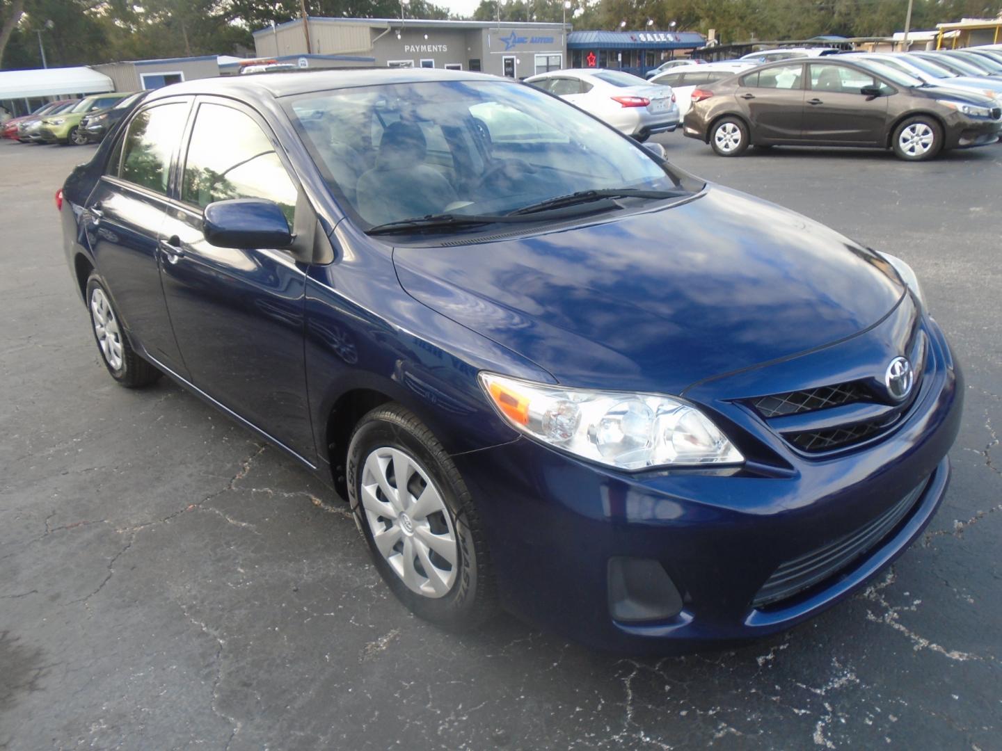 2012 Blue Toyota Corolla S 4-Speed AT (JTDBU4EE6C9) with an 1.8L L4 DOHC 16V engine, 4-Speed Automatic transmission, located at 6112 N Florida Avenue, Tampa, FL, 33604, (888) 521-5131, 27.954929, -82.459534 - Photo#2